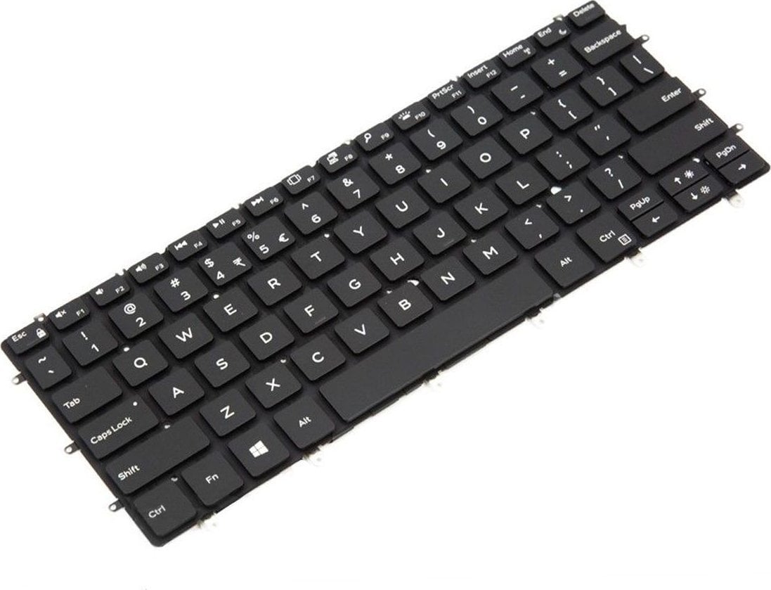 Tastatura originala Dell, neagra, cu iluminare, layout US, pentru XPS 13 7390, 9357, 9370, 9380