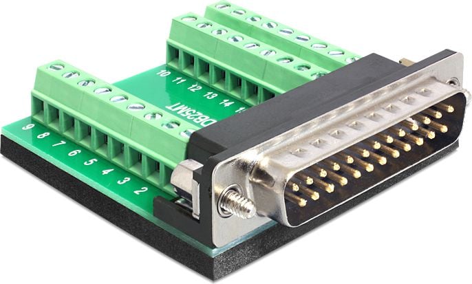 Cablu delock Terminalblock 27Pin Adaptor -> D-SUB25 (65318)