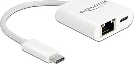 Delock DeLOCK USB-C adapter> Gigabit LAN + PW - LAN 10/100/1000 Mbps with Power Delivery (65402) - RDUA9P59