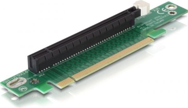 Riser placa PCI Express x16 in unghi 90 insertie stanga, Delock - 89105