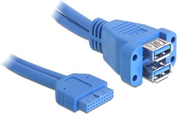 Deblocați USB extern - USB intern 0,45 m albastru (82942)