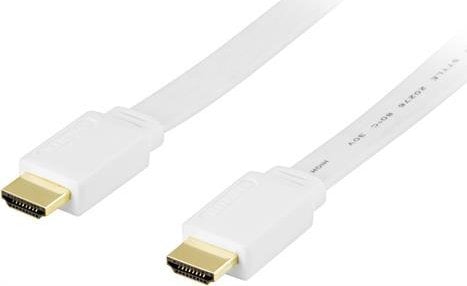 Deltaco HDMI - cablu HDMI 5m alb (HDMI-1050H)