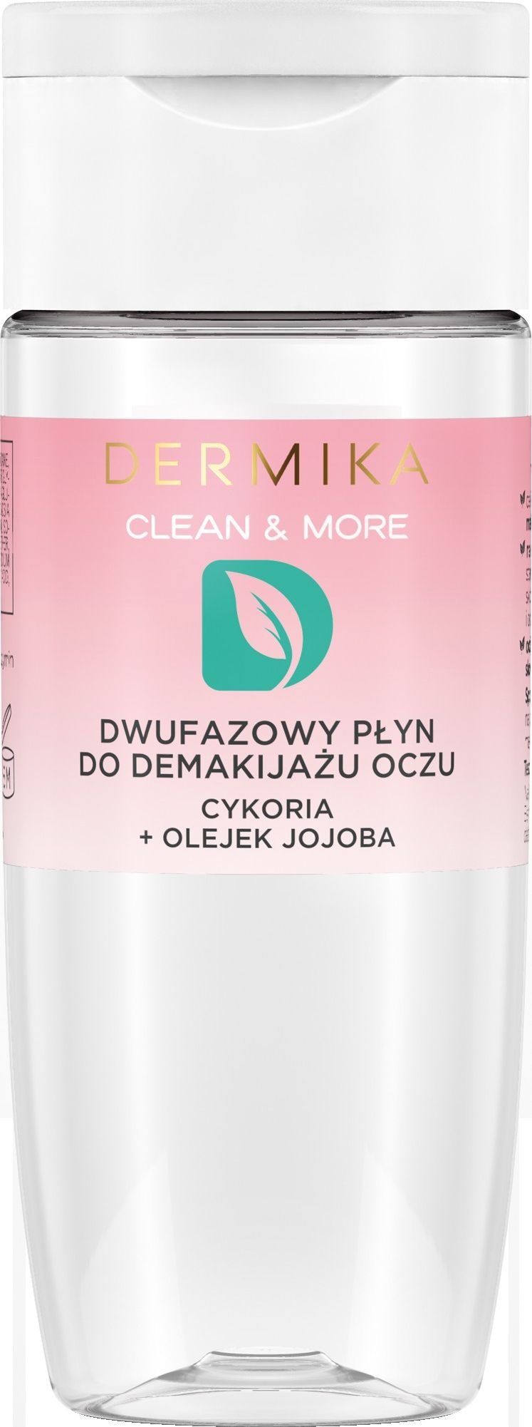 Demachiant bifazic pentru ochi, Dermika Clean & More, 120 ml