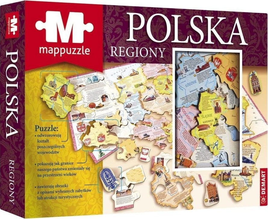 Demart Mappuzzle - Regiunile Polonia