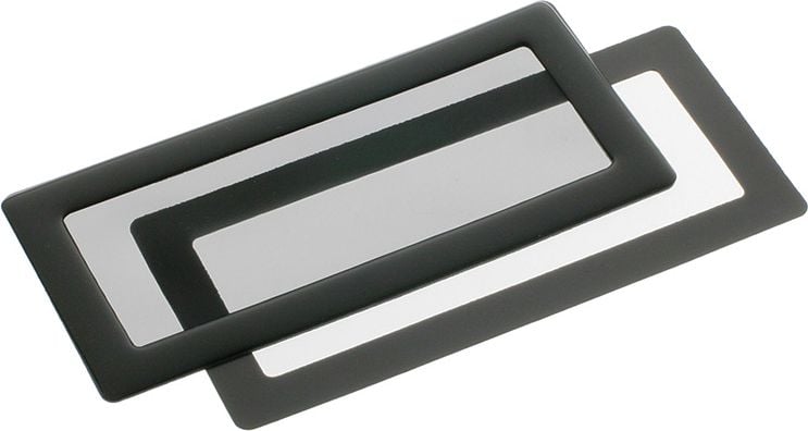 Filtru de praf 2x40mm - negru (2x40mm Type2 mesh negru / magnet)