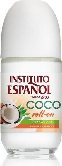 Deodorant roll-on cu nuca de cocos, Instituto Espanol, Coco, 75 ml