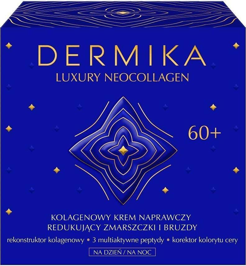 Dermika DERMIKA_Luxury Neocollagen 60+ crema reparatoare de colagen pentru reducerea ridurilor si brazdelor zi/noapte 50ml