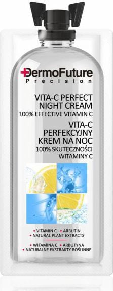 Crema de noapte Tenex Dermofuture, Precision, Vita-C Perfect, 12ml