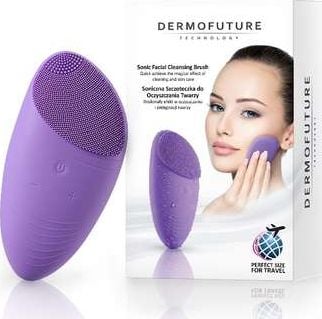 Perie sonică de curățare facială Dermofuture Technology 634397,violet