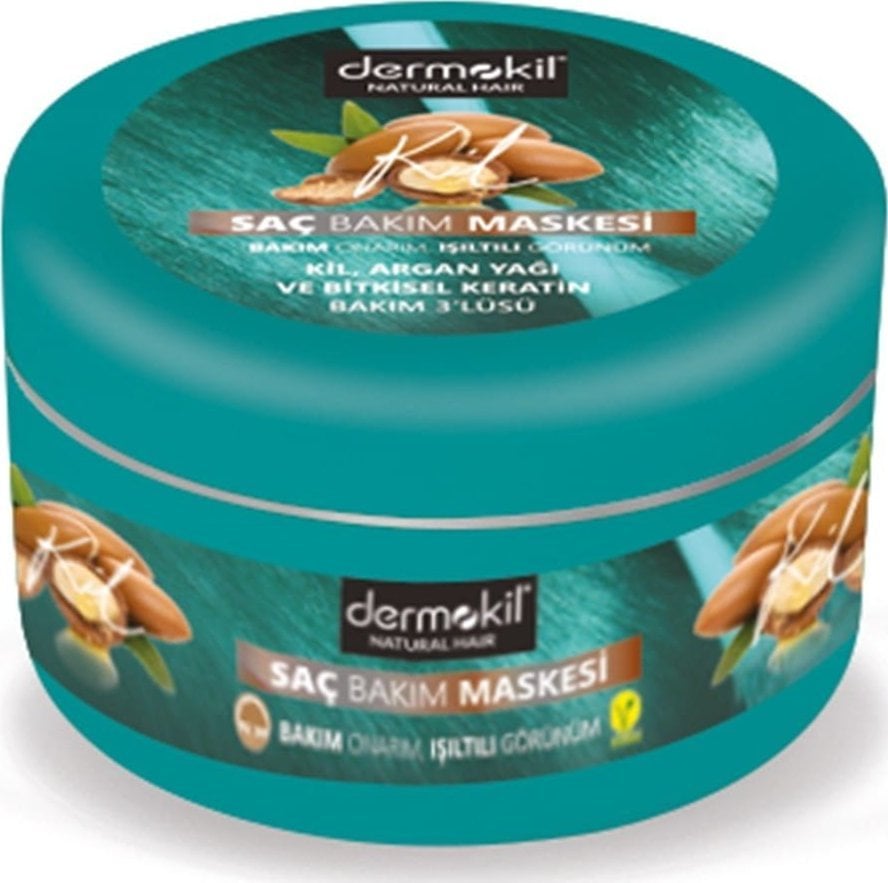 DERMOKIL_Natural Hair Mask Masca de par cu argan 300ml