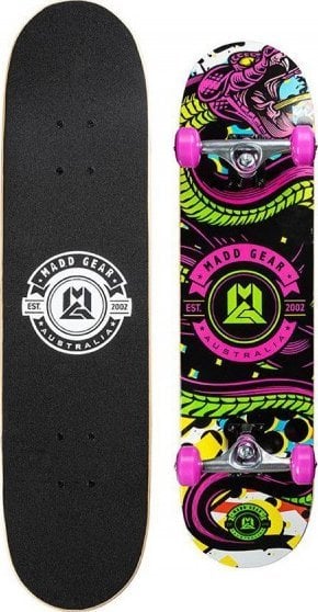 Skateboard, Madd Gear MGP MGX, Artar/Aluminiu, 78.7x19.7cm, Multicolor