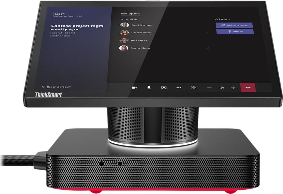 Desktop PC Lenovo ThinkSmart Hub de la MS Teams 11H10002PB, Core i5-8365U, 8 GB, 128 GB SSD, Windows 10 IoT Enterprise CBB