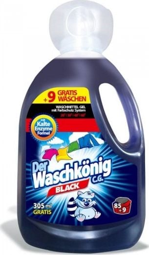 Detergent Lichid Der Waschkonig Rufe Negre, 3.305L, 110 Spalari