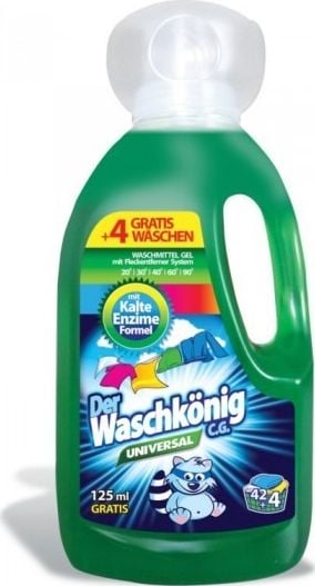Detergent Lichid Der Waschkonig Universal, 1.625 L, 54 Spalari