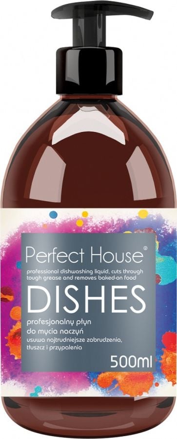 Detergent profesional pentru vase cu rodie si ierburi Perfect House Barwa Cosmetics 500 ml