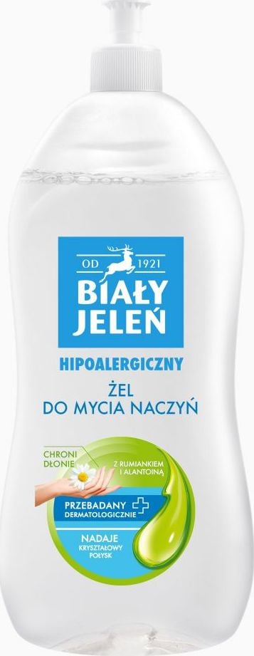 Vaza cu detergent, Bialy Jelen, Musetel, 1l