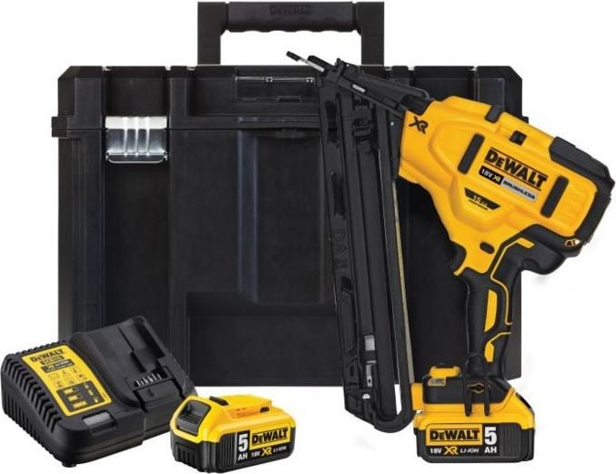 Nailer fără perii Dewalt 18V (DCN650P2)