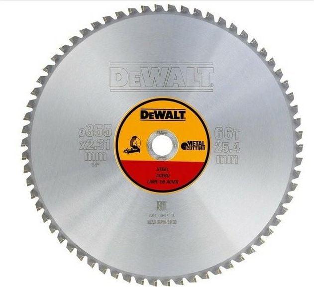 Lama de ferastrau pentru metal 355x25.4MM 55 Z Dewalt DT1926