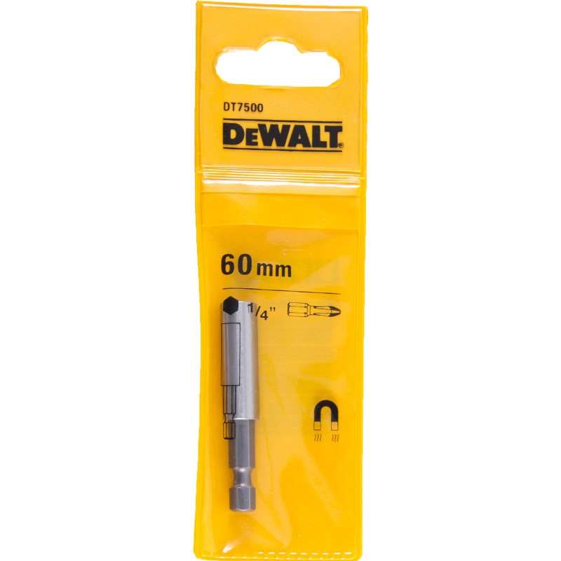 Suport magnetic de prindere pentru capete de insurubare, 60 mm, DT7500-QZ, Dewalt