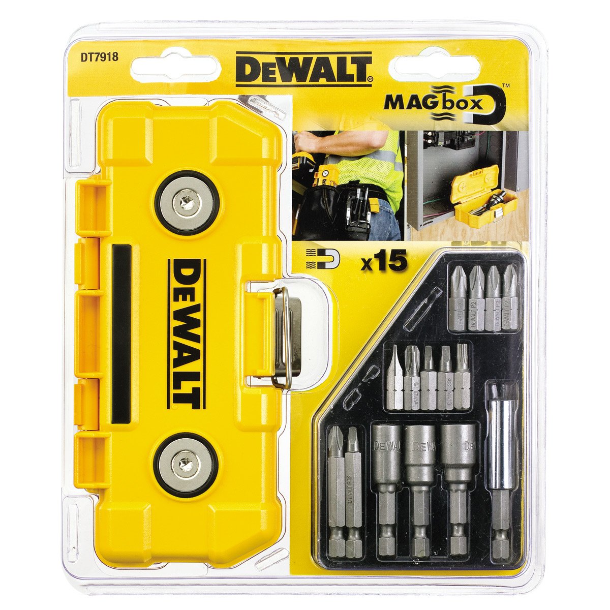 Set de șurubelnițe Dewalt 15 buc (DT7918)