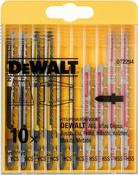 Seturi de lame de ferăstrău alternativ Dewalt 10 bucăți pentru lemn și metal 2xDT2177, DT2165, DT2050, DT2163, DT2160 - DT2294