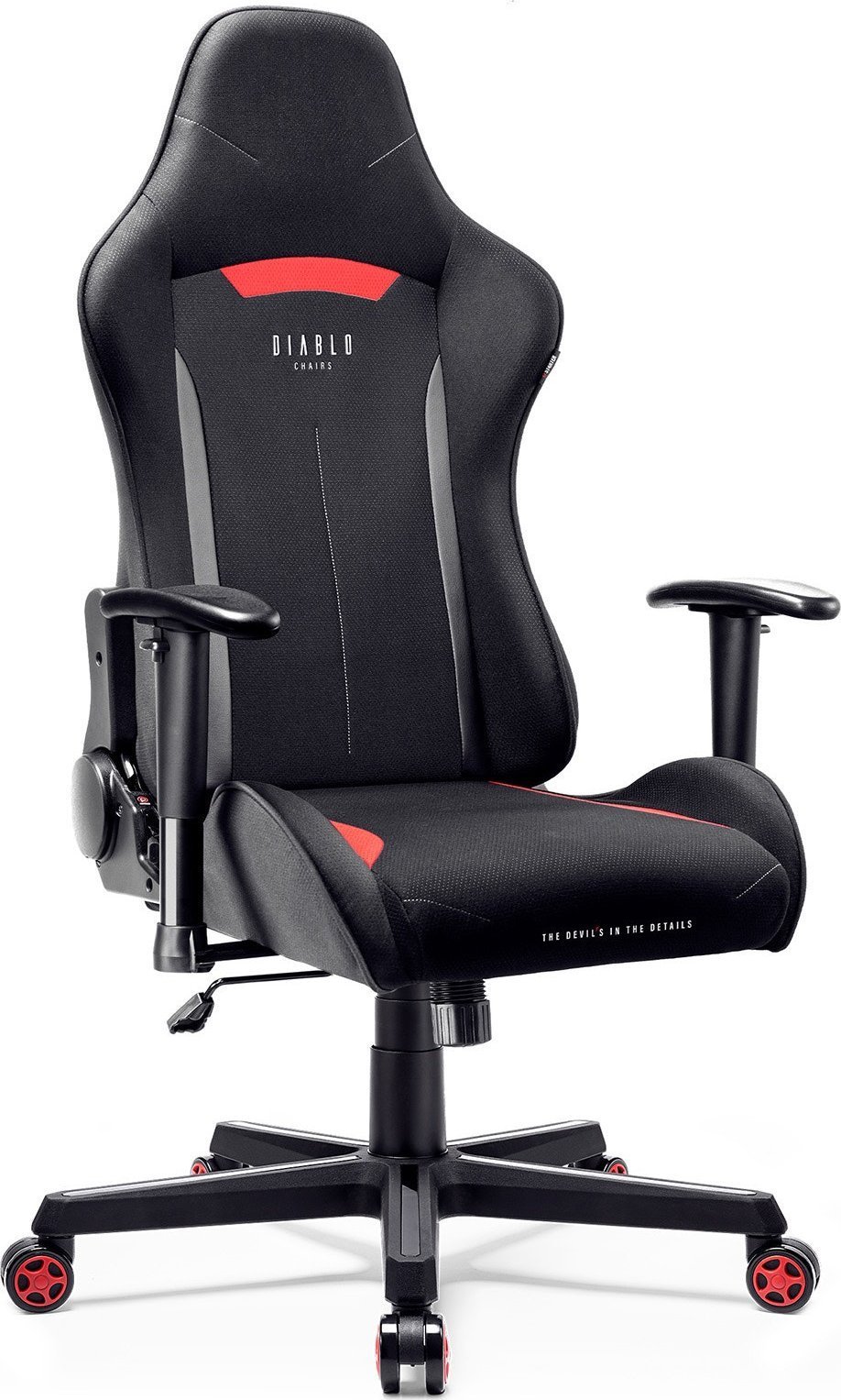 Diablo Chairs X-ST4RTER fotoliu negru și roșu