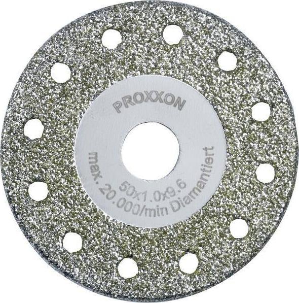 Diamanta lamei de tăiere și prelucrare Proxxon diamantată. 50mm x 1, pentru LHW + LHW/A