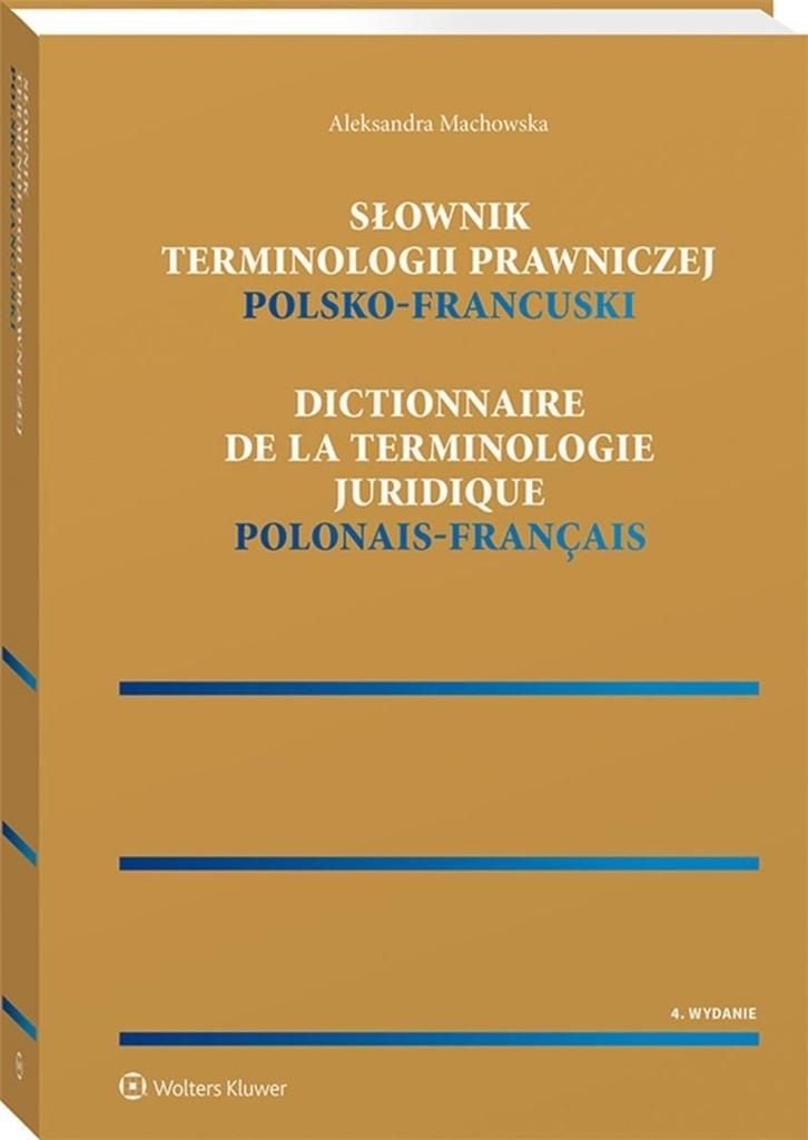 Dicţionar de terminologie juridică. poloneză-franceză