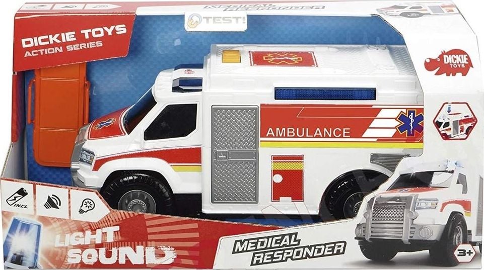 Ambulanta Dickie Toys Action Series, 30 cm