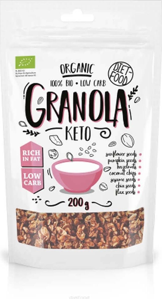 Alimente dietetice Alimente dietetice Bio keto granola 200g