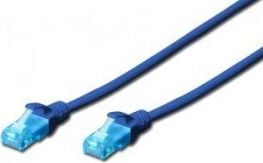 Digitus DIGITUS CAT 5e U-UTP cablu patch PVC AWG 26/7 lungime 20m culoare albastru