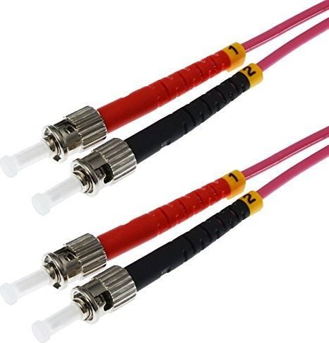 Cablu digitus DIGITUS fibra optica cablu Patch, 2 x PC - LC Duplex, OM3, 3,0, m, 2 x ST Mufa - 2 x mufa LC, multimode, DupelxCable (DK-2531-03 / 3)