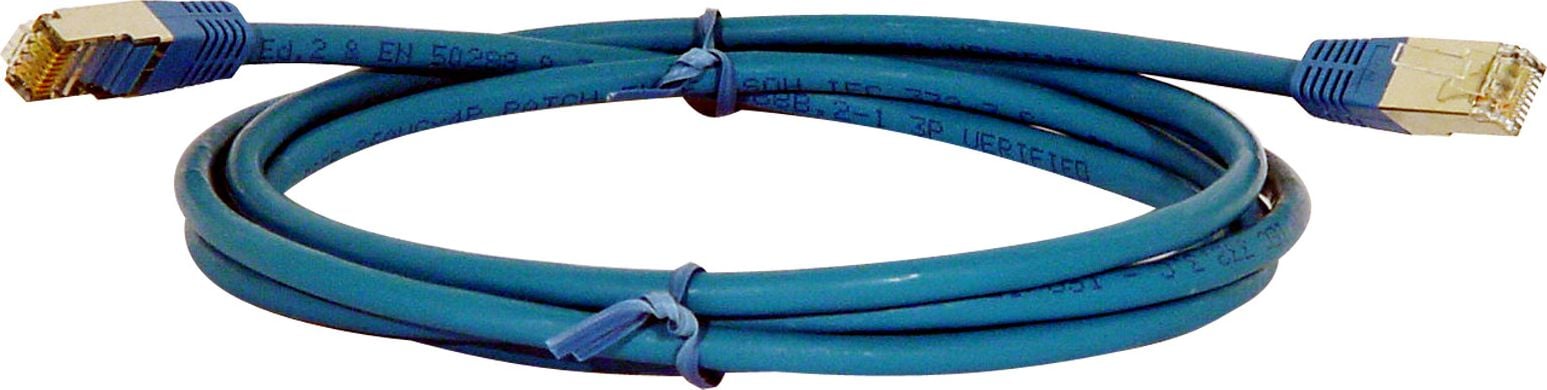 DIGITUS - Patch- Cable - RJ-45 (M) - RJ-45 (M) - 50cm - perechi in folie metalica (PIMF) - CAT 6 - albastru (DK-1641- 005 / B)