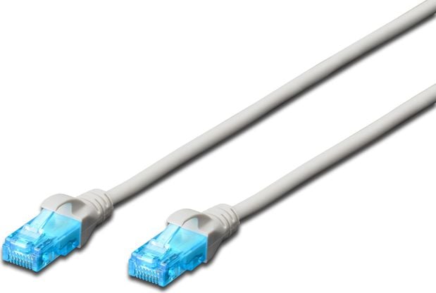 Cablu de corecție Digitus U/UTP cat. 5e gri 0,5 m (DK-1512-005)