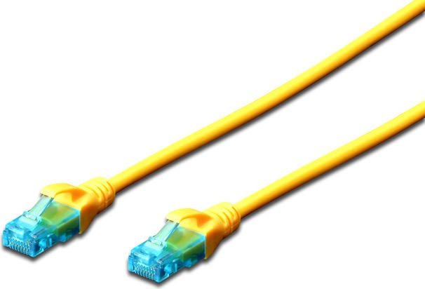 Cablu digitus Kabel krosowy patchcord U/UTP kat. 5e galben 3m (DK-1512-030/Y)