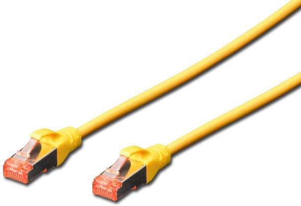 Cablu digitus Patch cord S / FTP categoria 6, 2m, galben (DK-1644-020 / Y)