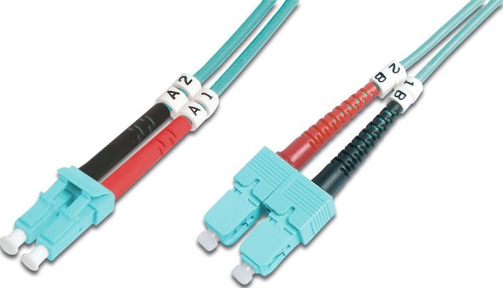 Digitus LWL Patch cablu DIGITUS LC -> SC 10.00m Multimode Duplex OM3 - DK-2532-10/3