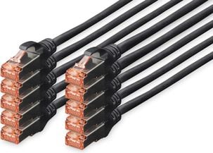 Cablu digitus Patch CAT6, S-FTP, 5m, 10 unitati (DK-1644-050-BL-10)