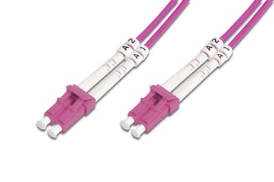 Cablu digitus Fibra optica patch-uri LC / LC, OM4, 10m (DK-2533-10-4)