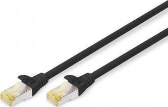 Digitus RJ45, S/FTP, 0,25 m, negru (543779)