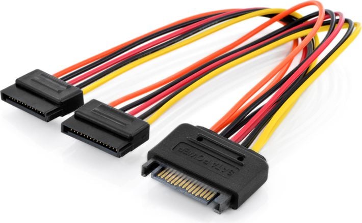 Cablu digitus 15pin Putere, 0,3M (AK-430405-003-M)