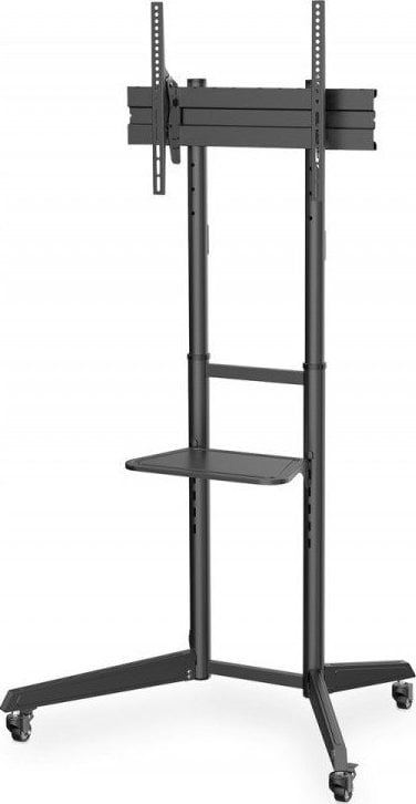 Suporturi pentru monitoare - Digitus Stand mobil unic cu raft 1xLCD max. 70' max. 50 kg, VESA max. 600x400