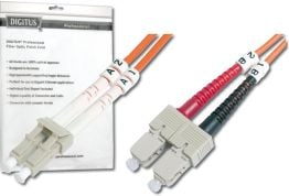 Cablu digitus patch-uri de fibra optica duplex MM 50/125 OM2 LC-SC, 3m, 15 LSG (DK-2532-03)