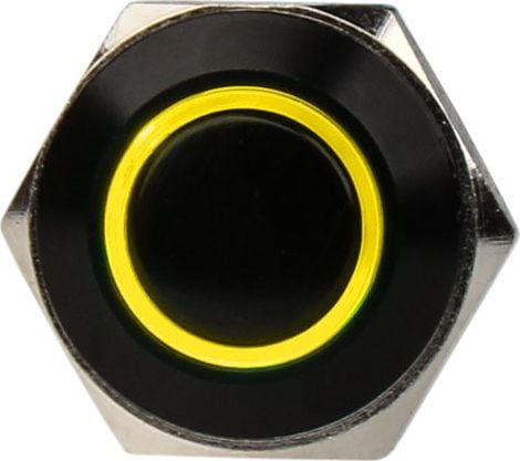 Przycisk LED 16mm galben (PD030)