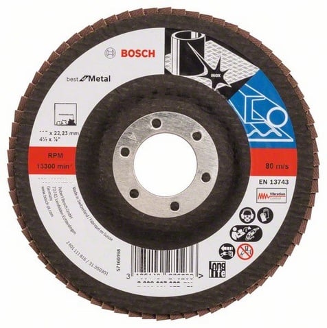 Disc de șlefuit cu clapete Bosch X571 P120 125 mm (2608607329)