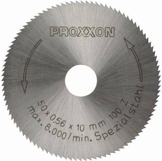 Disc debitor HSS, 50mm, 100 dinti, pentru fierastrau circular KS 230, Proxxon 28020