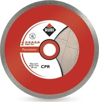 Disc diamantat pentru gresie portelanata 115mm, CPR 115 SuperPro RUBI-30972