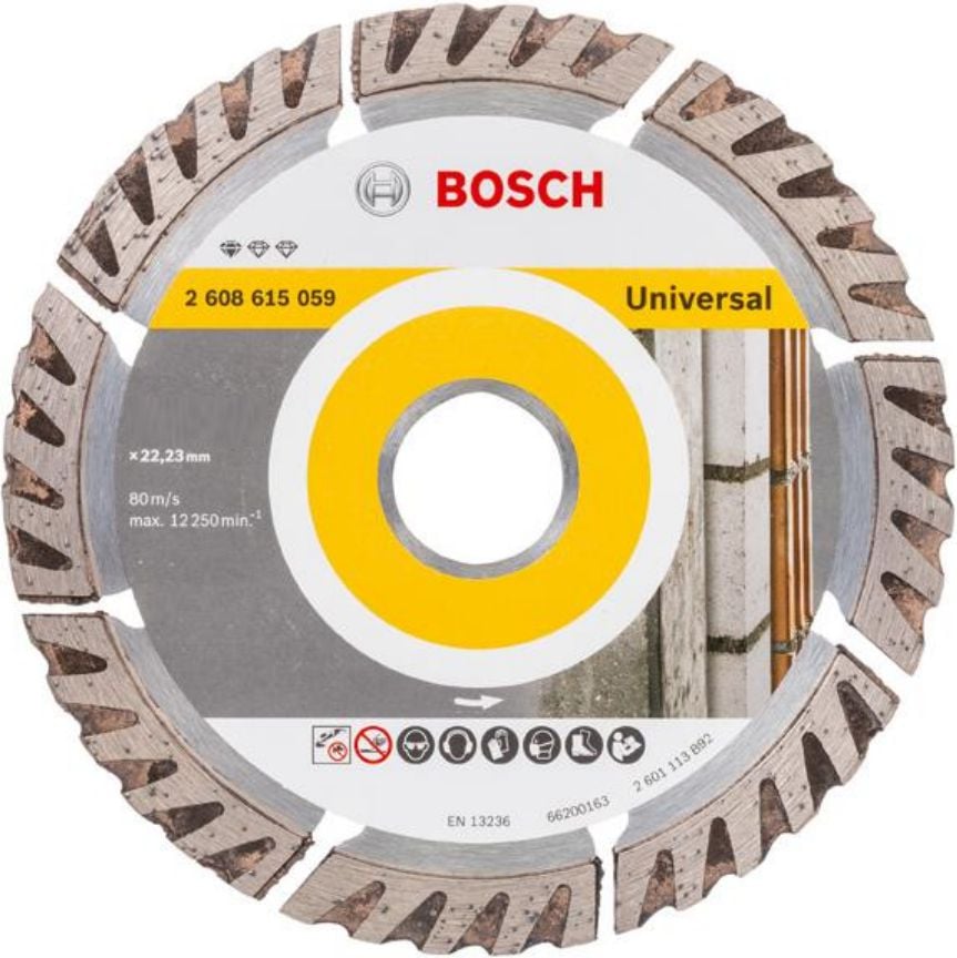 Disc diamantat Universal 230x22.23 2.6x10mm Standard Bosch 2608615065