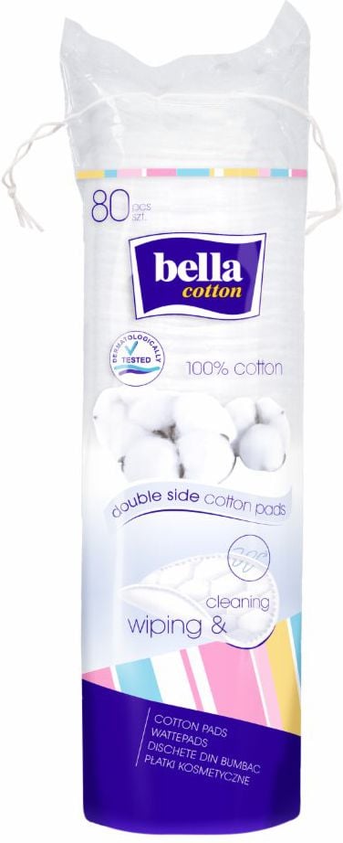 Dischete demachiante Bella cotton 80 buc