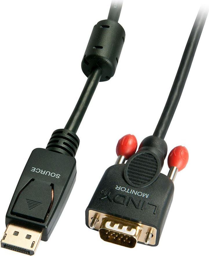 DisplayPort D-Sub (VGA) 2, negru (41942)